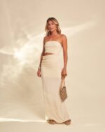 Vestido Cropped Baunilha - Imagem 3