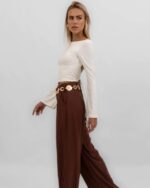 Blusa Amarração Costas Off White - Imagem 2