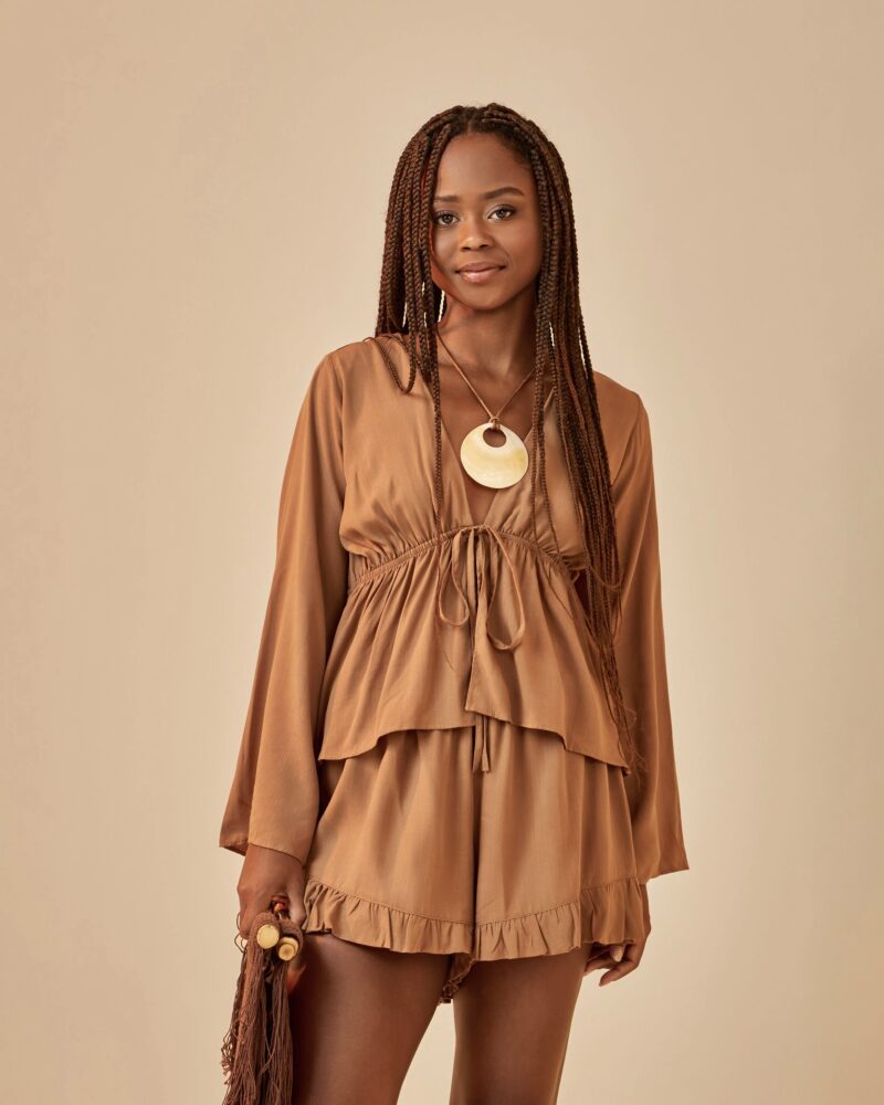 Blusa Tamires Argila
