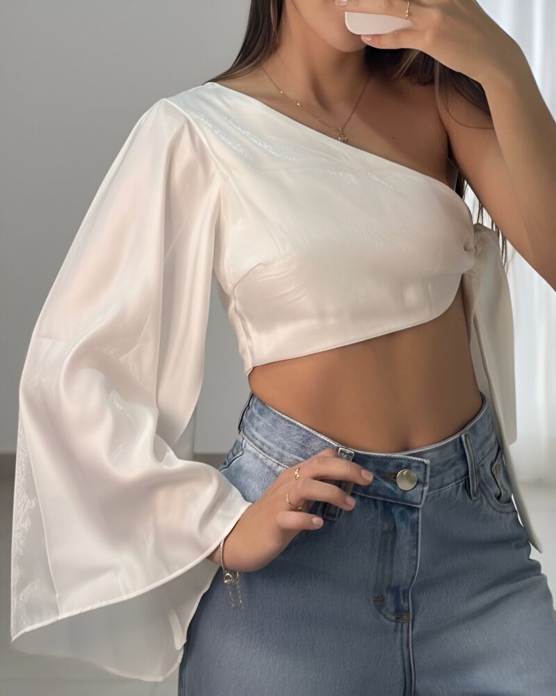 Cropped Ami Off Amarração Lateral