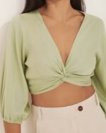 Cropped Bruna Torcido Herbal