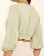 Cropped Bruna Torcido Herbal - Imagem 2