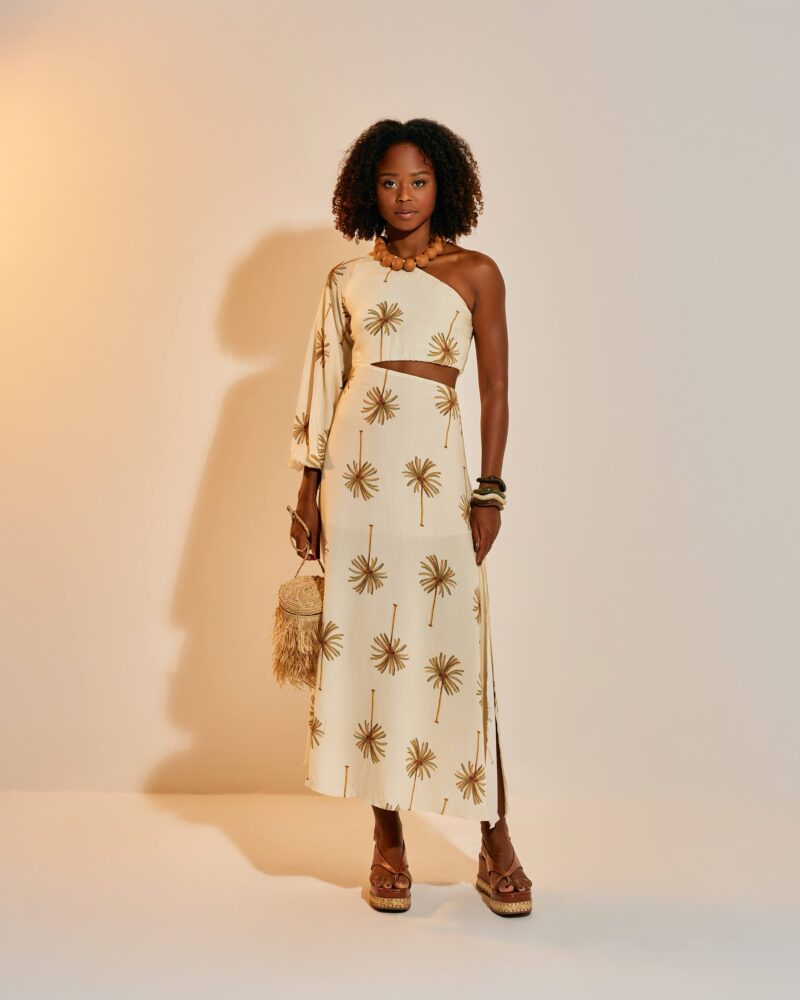 Vestido Cropped Amália Coqueiros