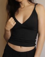 Top Decote Preto